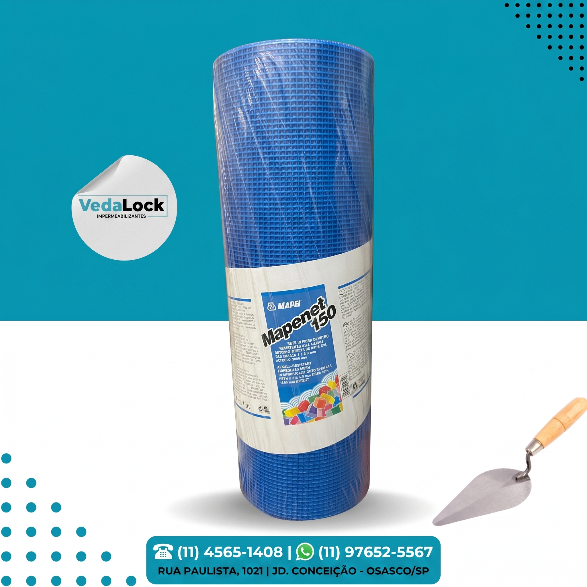 MAPENET 150 ROLO 1M X 50M - MAPEI